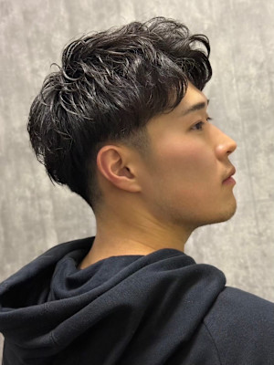アップバングショート