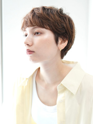 前下がりショート・ボブ/絶壁解消/前髪あり/40代/30代