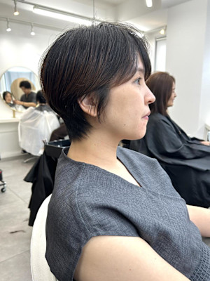大人マッシュショートが可愛い！