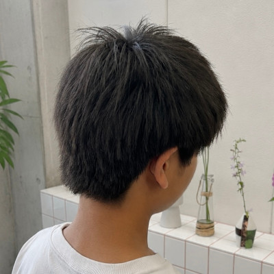 ナチュラル黒髪メンズ