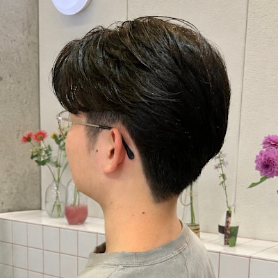 ツーブロショート