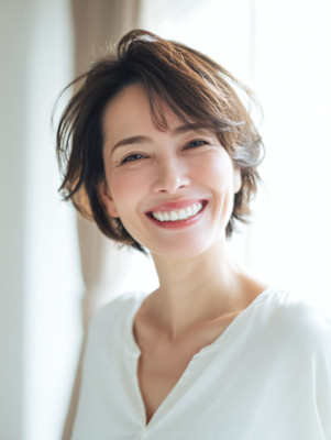 ３０代４０代５０代大人女性の髪質改善×白髪ぼかしハイライト