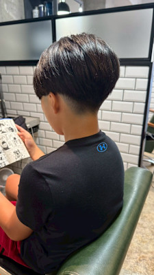 自然な黒髪マッシュで爽やかに/瑞穂区/10代/20代/メンズ