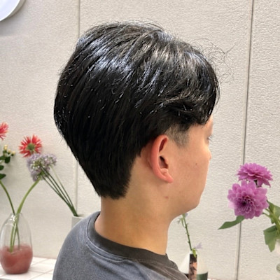 ツーブロメンズショート