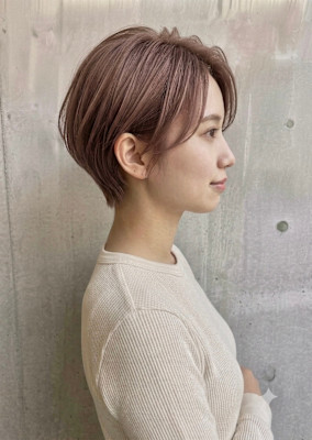 【横顔美人】骨格を補正する美シルエットショート◇大人可愛い