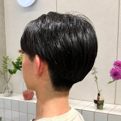 メンズツーブロマッシュショート