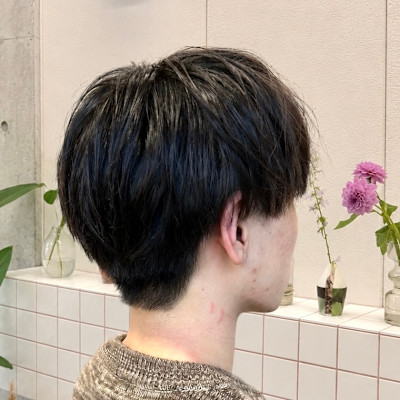 メンズツーブロマッシュヘア