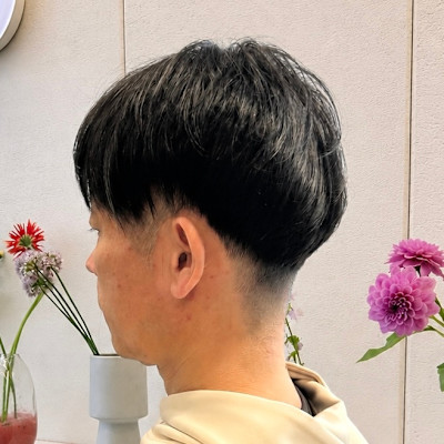 刈り上げマッシュスタイル