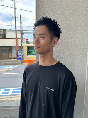 アップバングショート