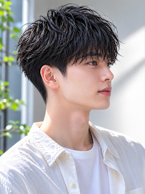 爽やかツイストニュアンスショート