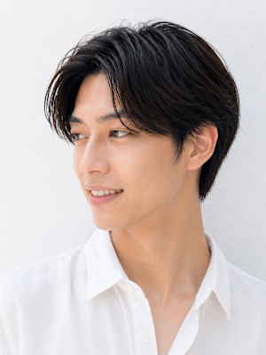 大人爽やかセンターパート