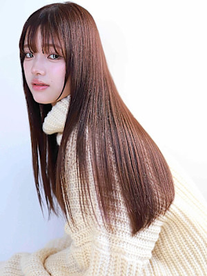艶髪ストレートロング