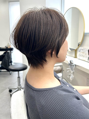 後ろ姿を褒められるショート