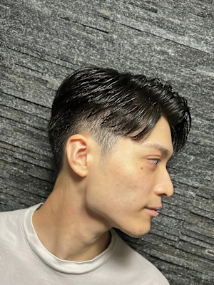 ナチュラルセンター分け