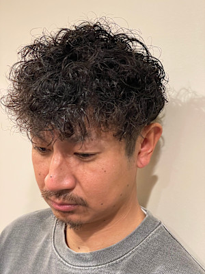 無造作パーマ