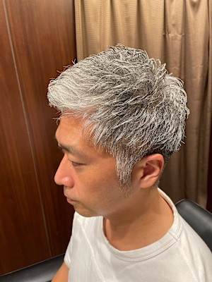 アップバングスタイル