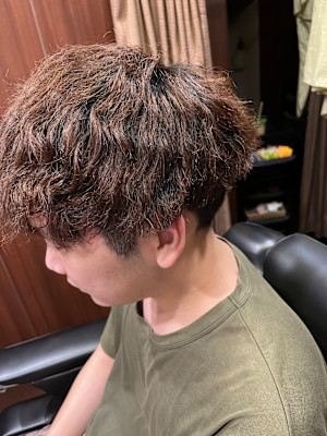 スパイラルパーマ