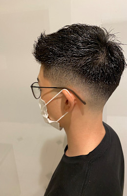 スキンフェード爽やか前上げ