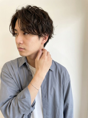 【30代】メンズ×ニュアンスパーマ
