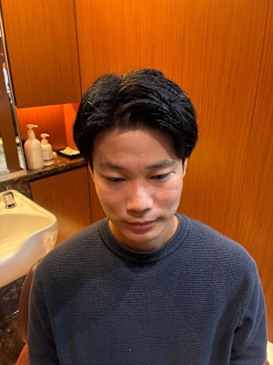 ツーブロビジネスパーマ