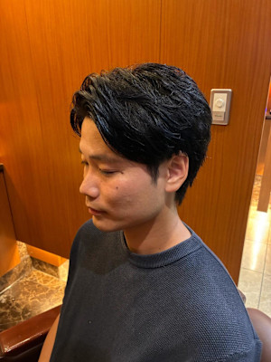 ツーブロビジネスパーマ