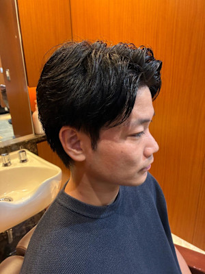 ツーブロビジネスパーマ