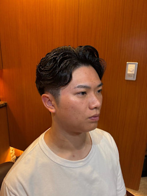 毛流れパーマ