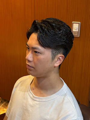 毛流れパーマ