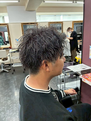メンズパーマスタイル