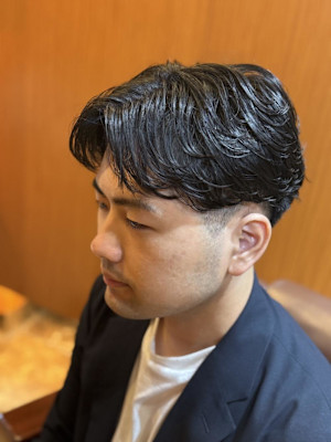 大人ビジネスパーマ