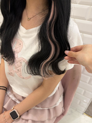 ブラック×インナーエクステピンク＊まゆ