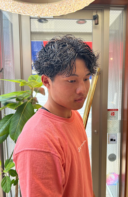 波巻きMIXパーマ