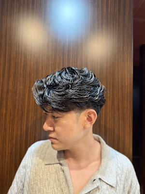 毛流れパーマ