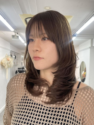 顔周りレイヤー/ザクザクレイヤー/フェイスレイヤー
