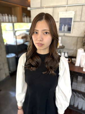 艶巻き×チャコールブラウン