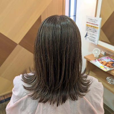 大人かわいい外はねレイヤー◎