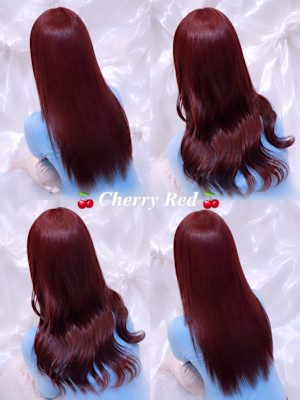 ✨️リタッチブリーチ✨️チェリーレッド🍒´-