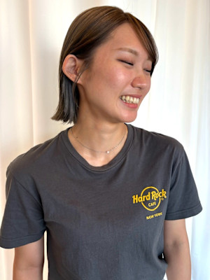 【MICHI 富田店　杉本 郁美 外ハネボブ ダークブラウン