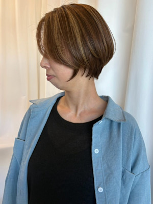 【MICHI 富田店　杉本 郁美】 杉本 郁美 ショートボブ