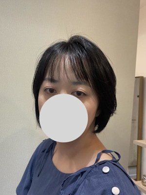女性らしい丸みショートボブ