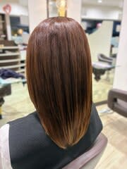 ミディアムストレート