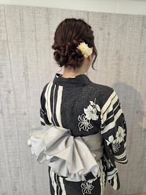 浴衣ヘアアレンジ
