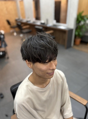 ナチュラルショートマッシュ