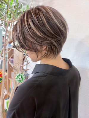 ショートボブのハイライト【飯田淳平】Re:ta Hair