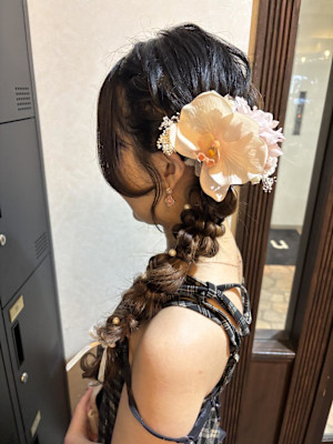花火大会ヘアアレンジ