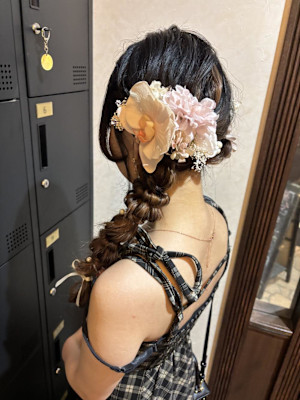 花火大会ヘアアレンジ