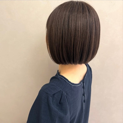 【&ONE 自由が丘】ラベンダーアッシュ×ボブ