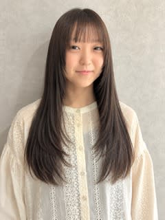 シンズ式髪質改善ストレート×顔周りレイヤーレイヤー