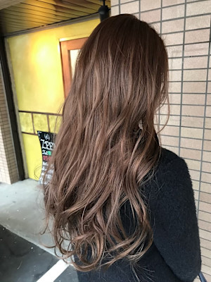 ナチュラルベージュゆるふわ巻き