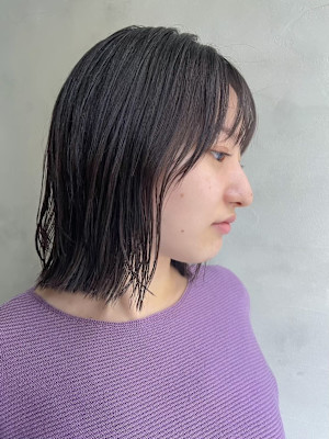 切りっぱなしボブ